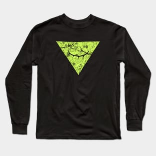 Solid Toxic Green Unseeing Eye Long Sleeve T-Shirt